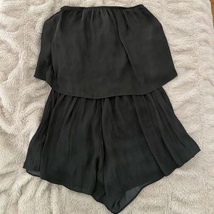 Honey Punch Strapless Romper